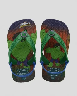 Online Toddlers' Marvel Hulk Thongs Kids/BOY Toddlers|Flip Flops & Sandals