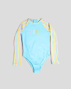 Surf|Wetsuits & Surfsuits*Roxy Toddlers' Mirage Stripe Surfsuit Cloud Dancer Mirage Stripe
