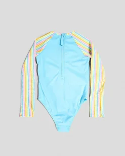 Surf|Wetsuits & Surfsuits*Roxy Toddlers' Mirage Stripe Surfsuit Cloud Dancer Mirage Stripe
