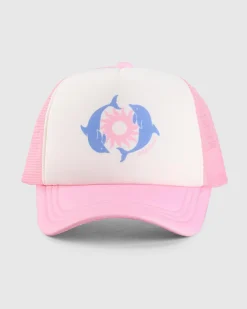Toddlers|Headwear*Rip Curl Toddlers' Mixed Revival Trucker Cap Powder Pink