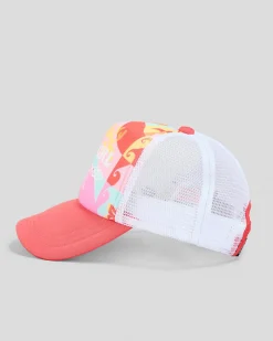 Toddlers|Headwear*Rip Curl Toddlers' Mixed Revival Trucker Cap Red