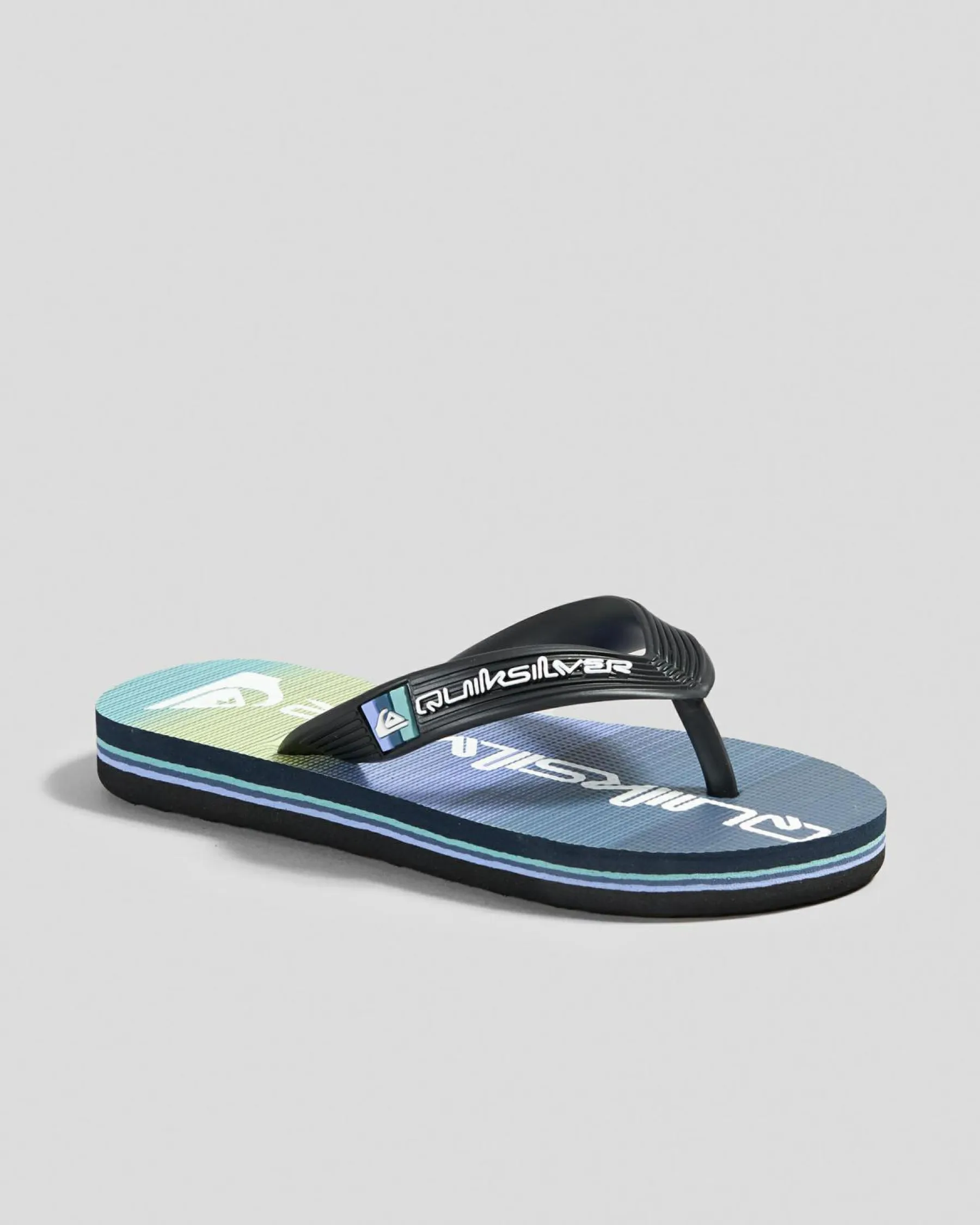 Toddlers|Flip Flops & Sandals*Quiksilver Toddlers' Molokai Art Thongs Blue/white/green