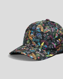 Toddlers|Headwear*Sanction Toddlers' Monstered 2.0 Snapback Cap Multi/black