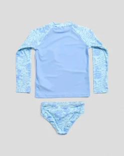 Rash Vests|Toddlers*Rip Curl Toddlers' Oceanic Long Sleeve Rash Vest Set Teal