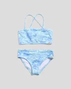 Sale Toddlers' Oceanic Rib Bikini Set Kids Bikinis|Toddlers