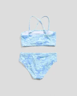 Sale Toddlers' Oceanic Rib Bikini Set Kids Bikinis|Toddlers
