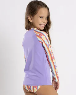 Outlet Toddlers' Rainbow Bay Stripe Long Sleeve Rash Vest Set Kids Rash Vests|Toddlers