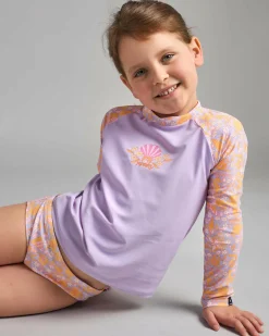 Rash Vests*Rip Curl Toddlers' Rainbow Tide Long Sleeve Rash Vest Set Multico