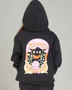 Toddlers|Outerwear*Rip Curl Toddlers' Rainbow Tropics Hoodie Washed Black