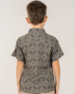 Toddlers|Tops & T-Shirts*Skylark Toddlers' Retain Short Sleeve Shirt Slate Blue