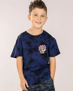 Toddlers|Tops & T-Shirts*Sanction Toddlers' Scrap T-Shirt Navy Mottle