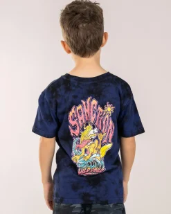 Toddlers|Tops & T-Shirts*Sanction Toddlers' Scrap T-Shirt Navy Mottle