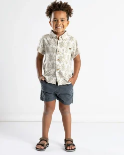 Hot Toddlers' Script Short Sleeve Shirt Kids/BOY Toddlers|Tops & T-Shirts
