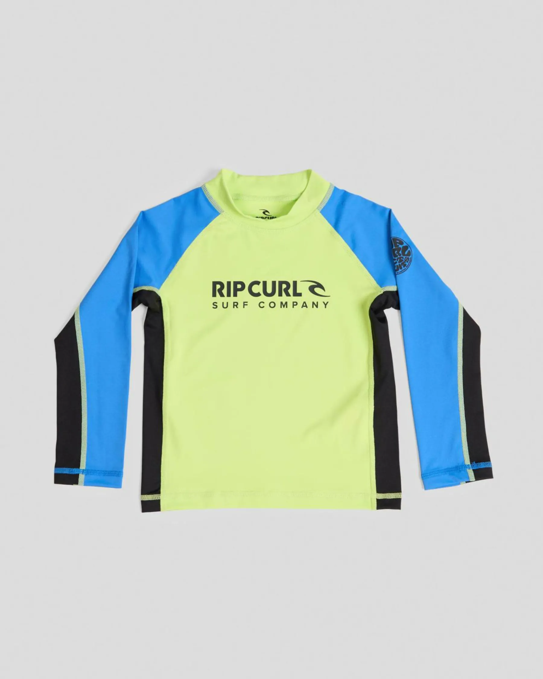 Rashies|Toddlers*Rip Curl Toddler's Shock Long Rash Vest Lime