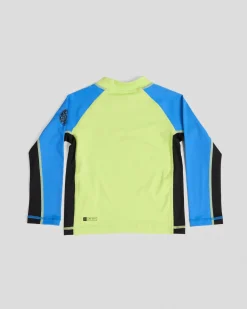 Rashies|Toddlers*Rip Curl Toddler's Shock Long Rash Vest Lime