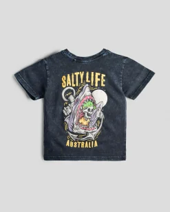 Toddlers|Tops & T-Shirts*Salty Life Toddlers' Snap T-Shirt Navy Acid