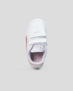 Toddlers|Sneakers*Puma Toddlers' ST Runner V4 SL Glitter V Shoes Puma White/copper Rose/rose Mauve