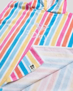 Towels|Toddlers*Roxy Toddlers' Stay Magical Hooded Towel Bright White Holy Stripe