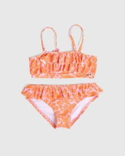 Bikinis|Toddlers*Rip Curl Toddlers' Sun and Swell Frill Bikini Set Mandarin Orange