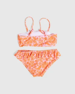 Bikinis|Toddlers*Rip Curl Toddlers' Sun and Swell Frill Bikini Set Mandarin Orange