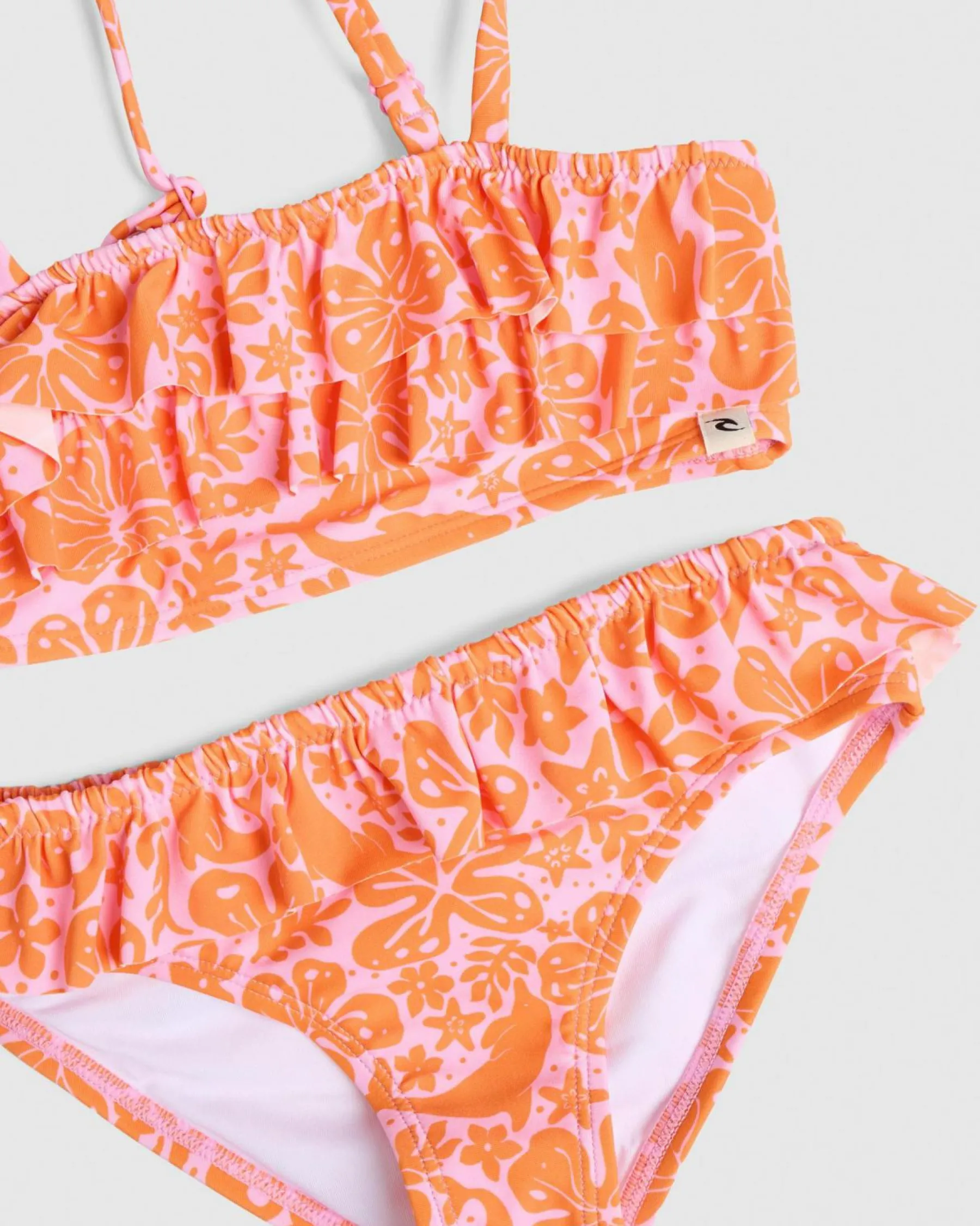Bikinis|Toddlers*Rip Curl Toddlers' Sun and Swell Frill Bikini Set Mandarin Orange
