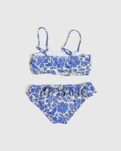 Toddlers|Bikinis*Rip Curl Toddlers' Sun and Swell Frill Bikini Set Blue