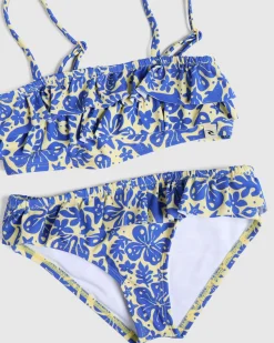Toddlers|Bikinis*Rip Curl Toddlers' Sun and Swell Frill Bikini Set Blue