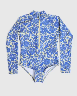 Surf|Wetsuits & Surfsuits*Rip Curl Toddlers' Sun and Swells Long Sleeve Surfsuit Blue