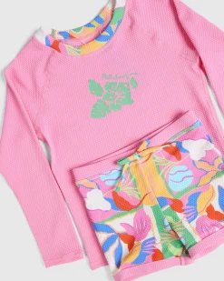 Rash Vests|Toddlers*Billabong Toddlers' Sun Shift Rash Vest Set Multi