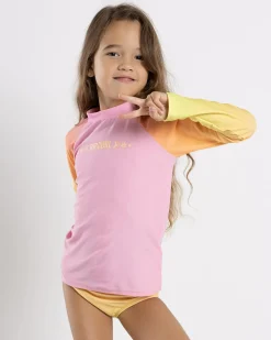 Outlet Toddlers' Sun UPF Long Sleeve Rash Vest Set Kids Rash Vests|Toddlers