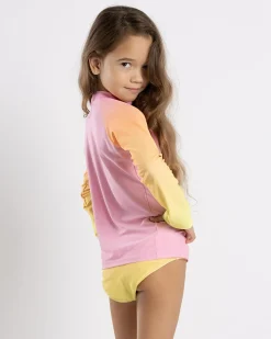 Outlet Toddlers' Sun UPF Long Sleeve Rash Vest Set Kids Rash Vests|Toddlers