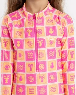 Online Toddlers' Sun UPF Long Sleeve Surfsuit Kids Surf|Wetsuits & Surfsuits