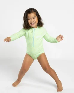 Sale Toddlers' Sun UPF Long Sleeve Surfsuit Kids Surf|Wetsuits & Surfsuits