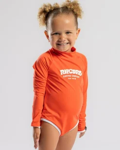 Surf|Wetsuits & Surfsuits*Rip Curl Toddlers' Surf Puff Long Sleeve Surfsuit Hot Coral