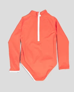 Surf|Wetsuits & Surfsuits*Rip Curl Toddlers' Surf Puff Long Sleeve Surfsuit Hot Coral