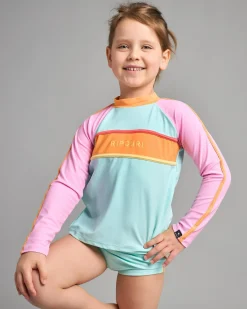 Best Toddlers' Surf Revival Long Sleeve Rash Vest Set Kids Rash Vests|Toddlers