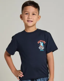 Toddlers|Tops & T-Shirts*Salty Life Toddlers' Surf Shark T-Shirt Navy