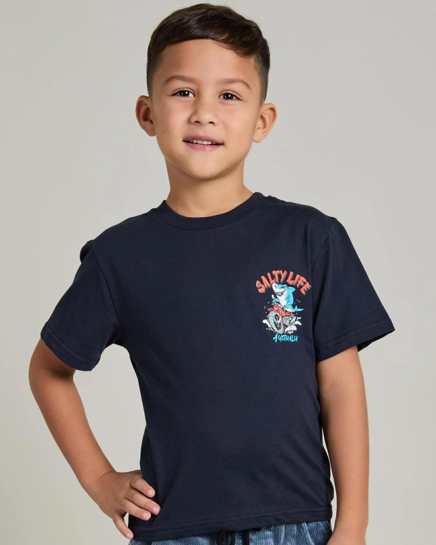 Toddlers|Tops & T-Shirts*Salty Life Toddlers' Surf Shark T-Shirt Navy