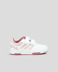 Toddlers|Sneakers*adidas Toddlers' Tensaur Sport Minnie Shoes Ftwr White/sandy Pink Met./preloved Crimson