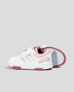 Toddlers|Sneakers*adidas Toddlers' Tensaur Sport Minnie Shoes Ftwr White/sandy Pink Met./preloved Crimson
