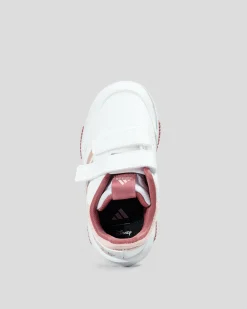 Toddlers|Sneakers*adidas Toddlers' Tensaur Sport Minnie Shoes Ftwr White/sandy Pink Met./preloved Crimson