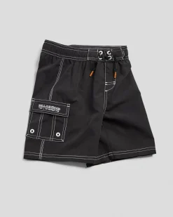 Board Shorts|Toddlers*Billabong Toddlers' Throw On Board Shorts Black