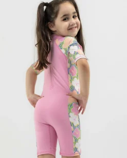 Sale Toddlers' Tiny Flower Long Sleeve Surfsuit Kids Surf|One Pieces