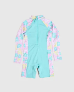 Outlet Toddlers' Tropical Square Springsuit Kids Surf|One Pieces