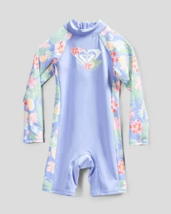 Surf|Wetsuits & Surfsuits*Roxy Toddlers' Tropical Story Surfsuit Grapemist Tropical Par Tay