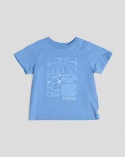 Tops*Rip Curl Toddlers' TY Standard T-Shirt Blue