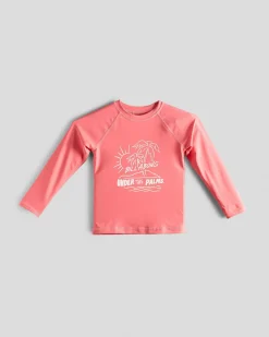 Sale Toddlers' Under The Palms Long Sleeve Rash Vest Kids Rash Vests|Toddlers