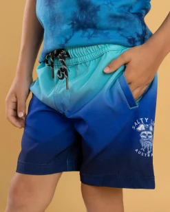 Toddlers|Shorts & Bottoms*Salty Life Toddlers' Unite Elastic Waist Shorts Mint/blue