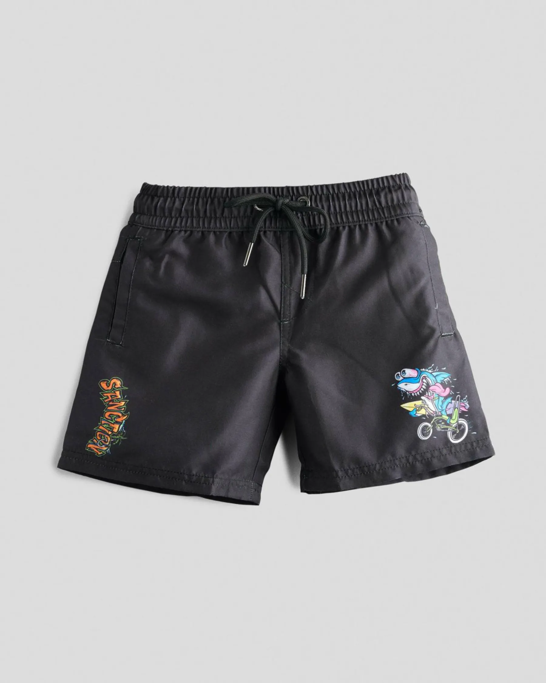 Toddlers|Shorts & Bottoms*Sanction Toddlers' Unreal Elastic Waist Shorts Black