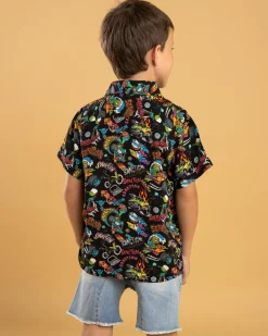 Toddlers|Tops & T-Shirts*Sanction Toddlers' Villain Short Sleeve Shirt Black